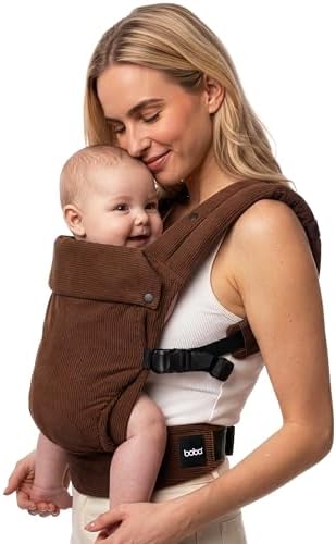 Boba Auri Baby Carrier – Corduroy and Cotton, 3 Ergonomic Positio...