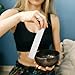 Garneck Crystal Singing Bowl Mallet – Silicone Coated Striker for 20cm Singing Bowls – Clear Sound Rod for Meditation and Sound Healing Sessions