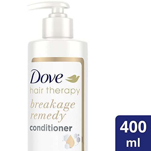 Unilever Dove Hair Therapy Conditioner for Damaged Hair Breakage Remedy Hair Conditioner with Nutrient-Lock Serum 13.5 fl oz