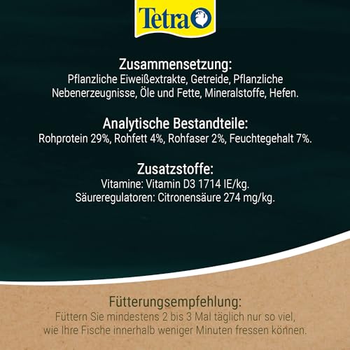 Tetra Pond Sticks Mini - Fischfutter für kleine Teichfische bis 15 cm, unterstützt gesunde Fische und klares Wasser im Teich, 1 L Dose