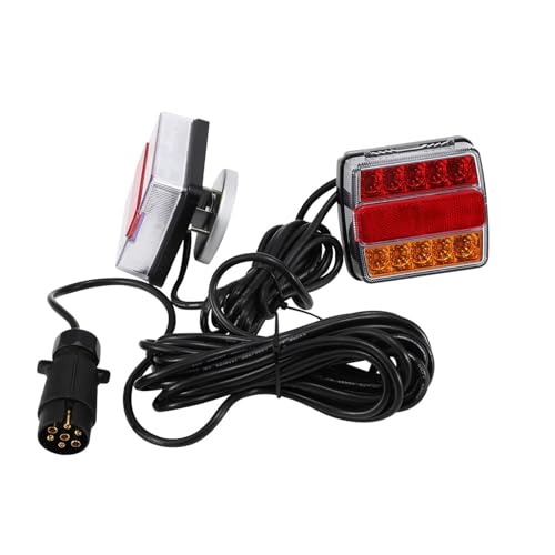 Luces traseras magnéticas LED con cable de 7,5m para tablero de coche 12V