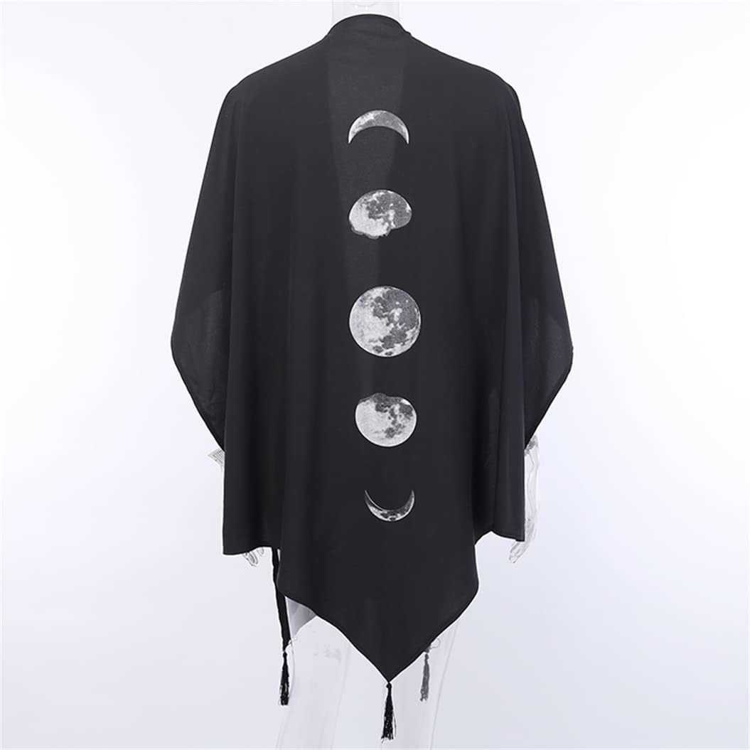 Witch Cloak for Women Gothic Vampire Cape Short Black Costume