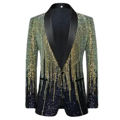 Blazer paillettes homme coupe ajustée veste costume mariage