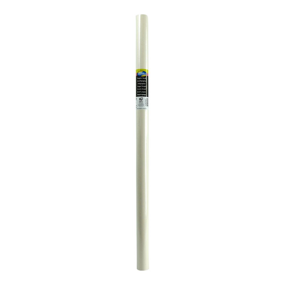 Clairefontaine - 95702C- Un Rouleau De Kraft Couleur -​Dimensions : 3x0,​70m - Kraft Couleur 65g -​Couleur : Ivoire -​Emballage Cadeau, Loisirs Créatifs, DIY, Papier Cadeau