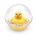 Fisher-Price Balle d'Eau Canard Jouet pour le Bain, pour Nouveau-Né Ou Bébé, Remplie de Petites Perles Colorées, 6 Mois et Plus, Jaune, 75676
