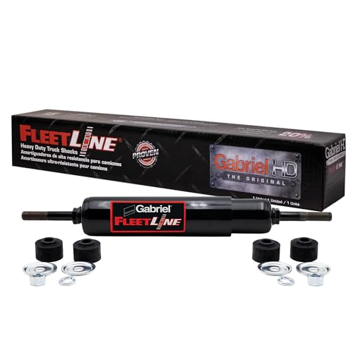 Image of Gabriel 85124 FleetLine HD Truck Rear Shocks Fits Fleetwood; Holiday Rambler; Monaco Coach; National RV; Winnebago; Class A Motorhomes OEM# 24-153256, F4-BE5-F325-HO, W0005663