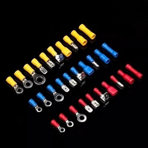 480 Pcs of Electrical Wire Connector Assorted Insulated Crimp Terminal Spade Set Kit