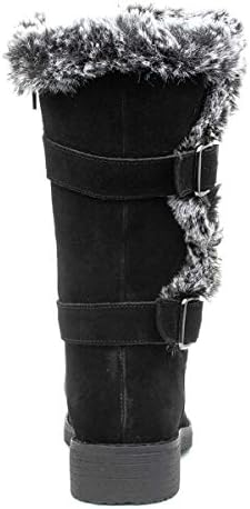 Hush Puppies Womens Megan Mid-Calf Boots Black 8 | Image 3