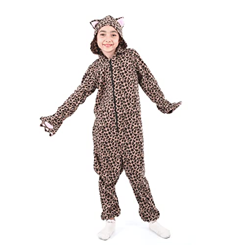Kids Cheetah Onesie Costume For Boys Girls Leopard Onesie Costume Jaguar Outfit Costume Halloween Christmas Cosplay #TOP1
