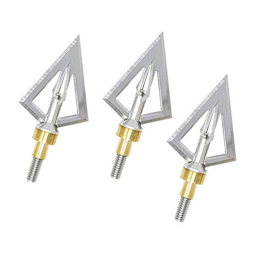 Dead Ringer The PSD Broadhead, 2-Blade Fixed Broadheads, 100/125 Grain 1 1/8' Cutting Diameter, Includes 3 Broadheads