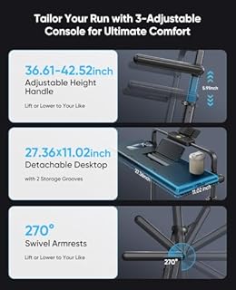 6-in-1 Folding Treadmill for Home with Removable Table, 3.0HP Walking Pad with Incline up to 12%, 12 km/h Foldable Walking Pad Treadmill with 15 cm Telescopic Handle and RGB Lights,330LBS Load