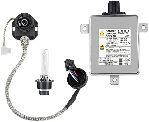 RANSOTO W3T19371 Xenon Headlight Ballast Compatible With Acura TL TSX ZDX MDX Honda Accord CR-Z Odyssey Mazda CX-5 CX-9 Mitsubishi Outlander Lancer Evolution With Igniter D2S Bulb Replaces W3T15671