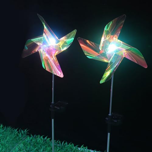 Solar Wind Spinners de 28,3 Pouces avec éclairage LED dynamique - 3