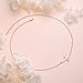 DAOCHONG S925 Sterling Silver Jewelry Sideways Cross Choker Necklace 14 inches to 18 inches