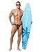 Arjen Kroos Men's Sexy Swim Briefs Printed Swimsuit Beach Swimwear Bikini Sport with Drawstring