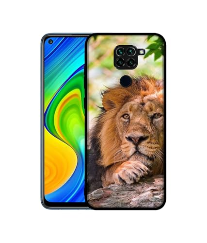 Image of Tiger Pattern Print Design Premium 2D Printed Metal Back Case Cover for Mi Redmi Note 9 4G