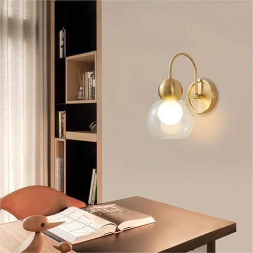 Applique murale cuivre anti-éblouissement avec douille E27 durable - 5