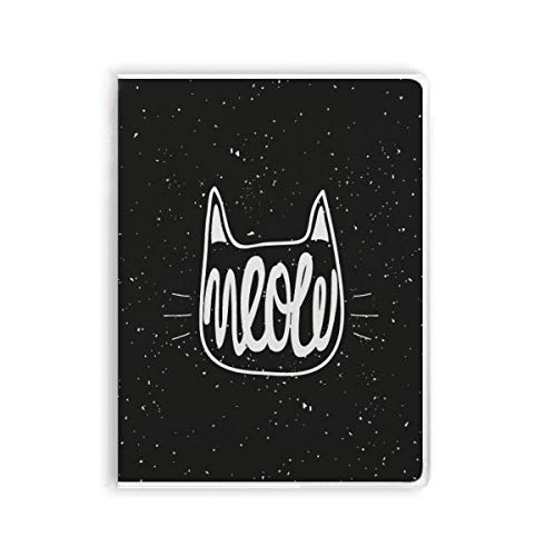 Mewing carnet de notes chat et citation en anglais pour surmonter la page blanche avec humour