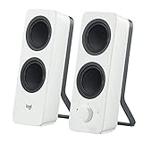 Logitech Z207 2.0 Multi Device Stereo Speaker (White) (Certified Refurbished)