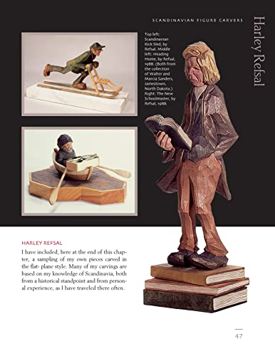 Art & Technique of Scandinavian-Style Woodcarving: Step-by-Step Instructions & Patterns for 40 Flat-Plane Carving Projects (Fox Chapel Publishing) Designs for a Teacher, Birdwatcher, Rooster, and More - Image 3