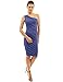 PattyBoutik Women One Shoulder Cocktail Dress (Medium Sapphire Blue Medium)