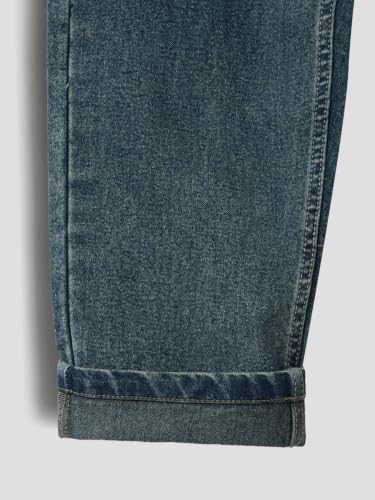 Image of Urbano Juniors Boy's Loose Baggy Fit Washed Denim Jeans Stretchable
