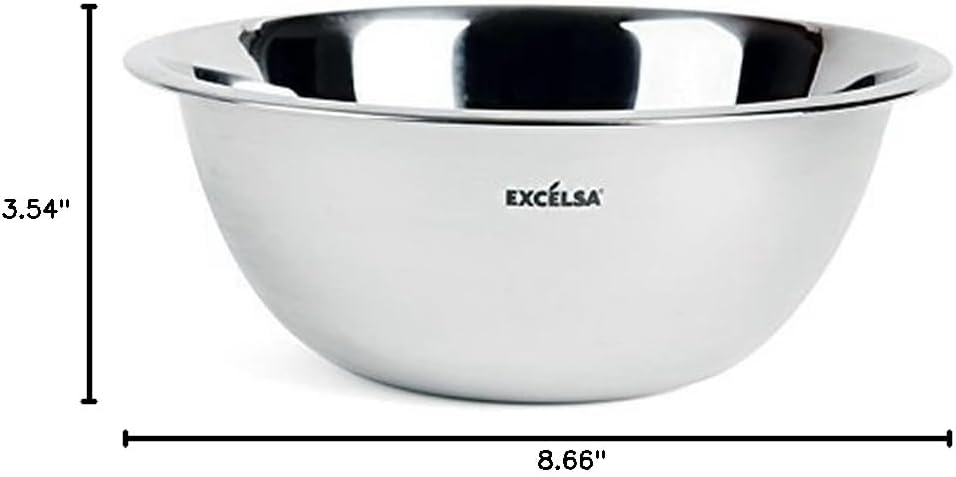 Excelsa Bowl, Stainless Steel, Silver 22 Cm Silver