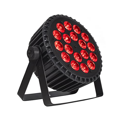 Aluminum Alloy LED Par 18x18W RGBWA UV 6in1 Lights DMX512 Disco Ball Lamps Stage(US Warehouse)