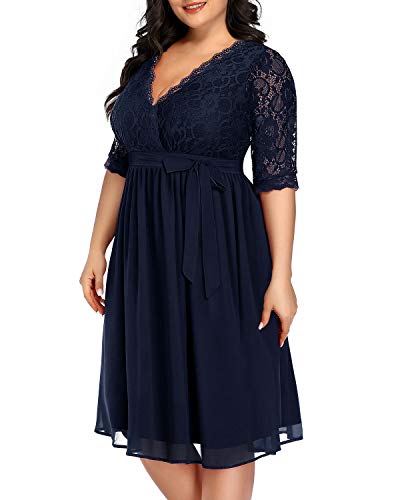 Plus Size Cocktail Dresses Women Na…