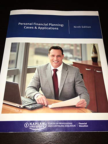 Personal Financial Planning Cases and Applicati... 1475431023 Book Cover