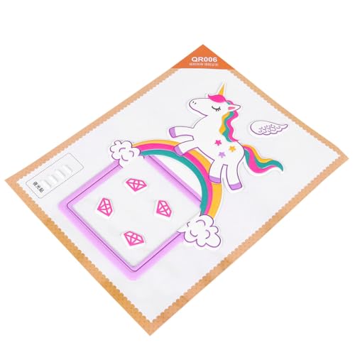 Vinilo Decorativo 3D Unicornio Luminoso Angoily