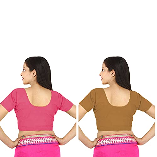 Image of Namita Women's Rubia Cotton Solid Half Sleeve Blouse