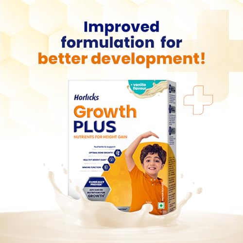 Horlicks Growth Plus - Nutrients for Height Gain - Vanilla - 400g