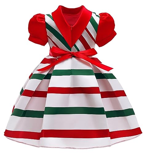 Girls Christmas Dress Kids Princess Birthday Party Ball Gown Prom3