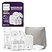 Philips Avent Double Electric Breast Pump, tiralatte di qualità ospedaliera con motore ricaricabile, movimento ispirato alla naturale suzione del bambino, borsa da viaggio, modello SCF398/31