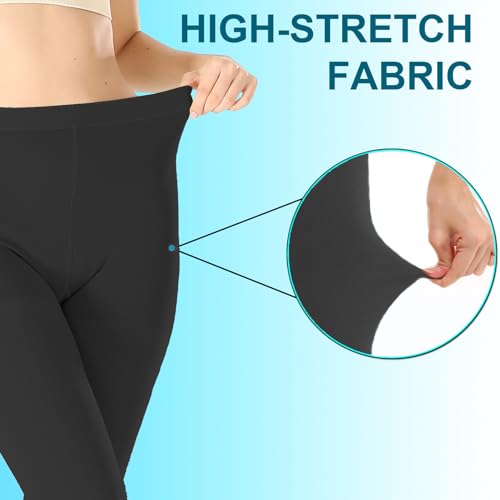 Image of Medical Compression Pantyhose For Women & Men,20-30mmHg Graduated Support Hose Tights,Opaque Close Toe Waist High Compression Stockings For Varicose Veins,Swelling,Edema,Flight