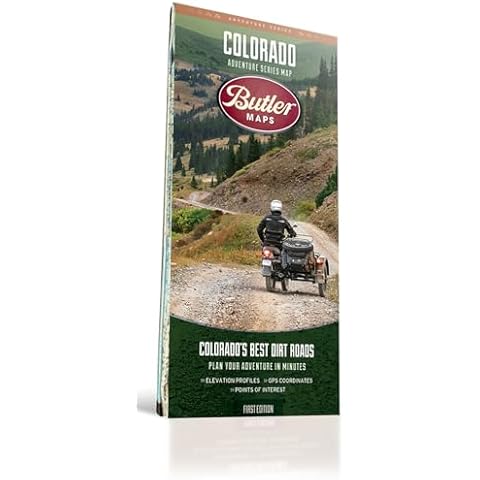 Butler Maps Colorado Adventure Series Map Cover