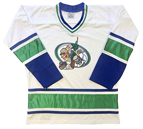 Generals Hockey Jerseys - We are Ready to Customize with Your Name and Number (White, Adult Large)