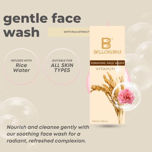 Image of Rice Face Moisturizer For Soothen Your Skin & Vitamin C Foaming Face Wash For All Skin Types