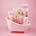 Gifts from Son Pink Rose Relaxing Spa Gift Box Basket for Her with Perfume, Birthday Gifts For Women, Self Care Gift Boxes For Women, Mom, Sister, Best Friend - Unique Bath Set Gift Ideas