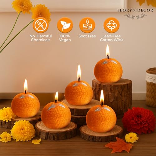 Image of Floryn Decor Ladoo Candle | Decorative Soy Wax Candle | Unscented | 4x4 cm | Festive Home Decor & Gifting (6)