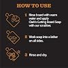 CLARK'S Cutting Board Organic Soap - Cleaner for Butcher Block, Countertop and Utensils - Enriched with Natural Orange & Lemon Extracts - Cleans and Restores Wood - Use Before Food Safe Mineral Oil