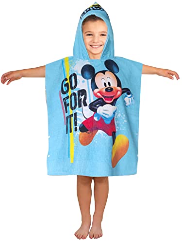 Image of Athom Living Disney Mickey Mouse & Cars Hooded Bath Towel 60x120 cm Pack of 3