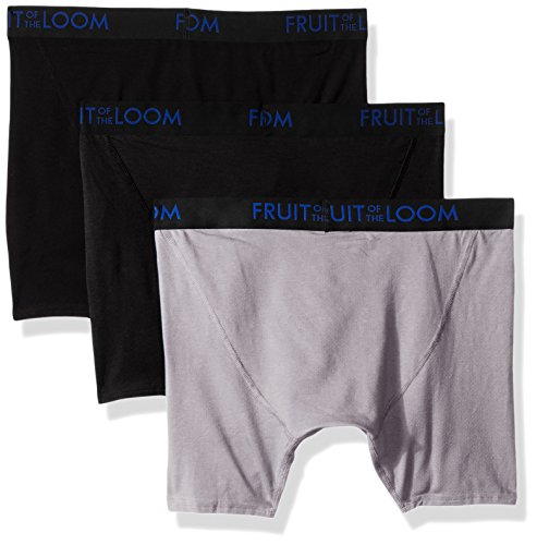 Fruit of the Loom Men's Premium 3pk Breathable Cotton Micro-mesh Boxer Brief2