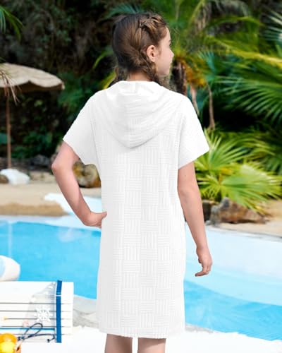 Image of BesserBay Boys Girls Swim Cover Up Terry Cloth Swimwear