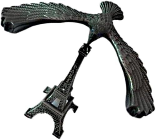 Miniatura 9 de Estatua de águila equilibrante de pájaro de gravedad, juguete de gravedad de auto equilibrio con torre Eiffel, ciencia física, oficina, adorno de