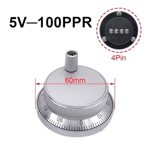 Generador de pulsos manual de 60 mm y 5V para control CNC preciso 3