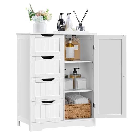 Yaheetech Large Bathroom Floor Cabinet