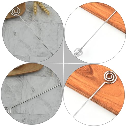 LEDMOMO 4個 ステンレス製ハニースティック 蜂蜜 シロップ対応ドリズリングツール 耐久性ある多機能撹拌棒 キッチン用家用品