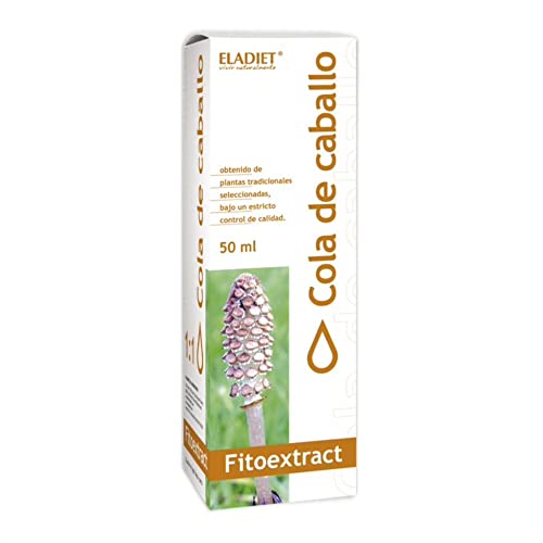 Fitoextract De Cola De Caballo - 50 Ml - Ayuda A Eliminar La Retención De Líquidos Y A Cuidar La Piel - Propiedades Remineralizantes - Efecto Antioxidante - Eladiet